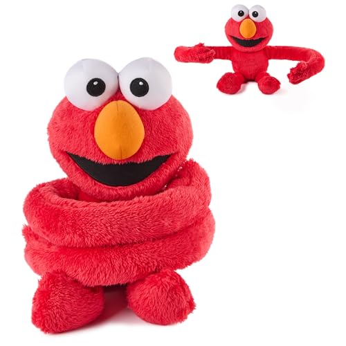 GUND Sesame Street Official Elmo Hug-a-Moves Plush, Plush Muppet, Sensory Toy, Premium Plush Toy for Ages 1 & Up, Red, 14”