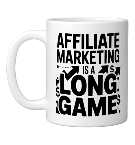 Affiliate Marketing Strategy Side Hustle Digital Marketing Ceramic Mug, White