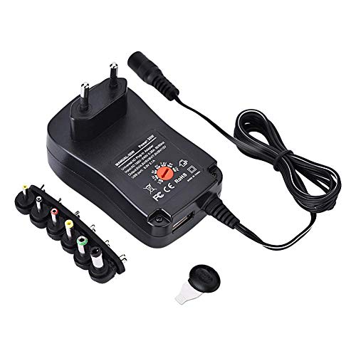 Adaptateur Secteur Universel, Petit Adaptateur Secteur DC Ripple pour la Maison et Le Bureau(European regulations) Cover