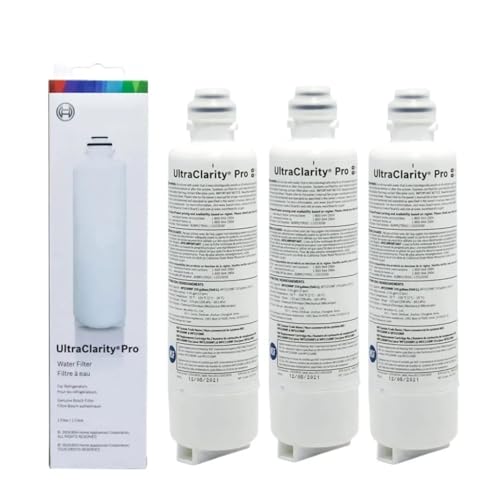 AGFQGLDPO Filtro de Agua de Repuesto for refrigerador, Compatible con Bosch, UltraClarity Pro BORPLFTR50, BORPLFTR55, RA450022, 12033030(3pcs)