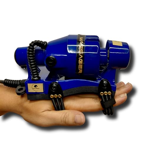 VDOHONEST Full Body Corded Massager for Barbers Electric Powerful Double Speed Muscle Relaxer with Floating Head Action for Pain Relief & Circulation (Blue)