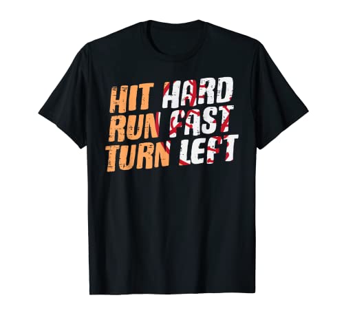 Hit Hard Run Fast Baseball Sports Player Team Men Women Kids T-Shirt