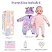 BABESIDE Mermaid Baby Doll Girl-17inch Realistic Soft Baby Dolls with Sparkling Mermaid Outfit & Accessories, Cute Mermaid Toys for 3+ Year Old Girls Gifts, Pretend Play, Collection