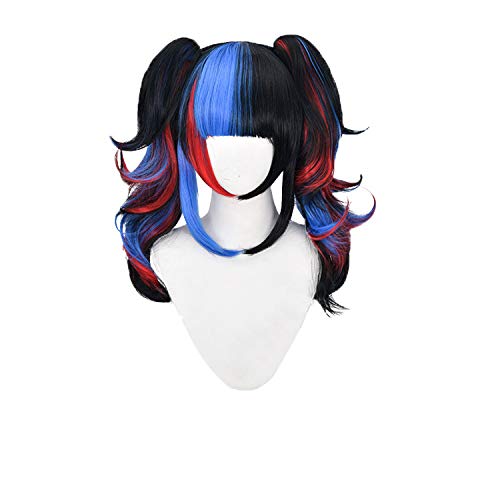 Seishonagon Multi Color Mixing Long Wavy Hair Anime Comic Exhibition Cosplay Hair COS Wigs Cool Female 16 INCH