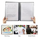 Flintronic Music File Folder A4 60 Pages, Piano Score Mark Clef Sheet, for Modern Concert Choral, Musical Score, Paper, Paintings - Image 6