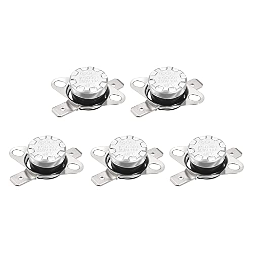 Thermostat KSD301 40°C normalement ouvert pour micro-ondes et réfrigérateur - Lot de 5