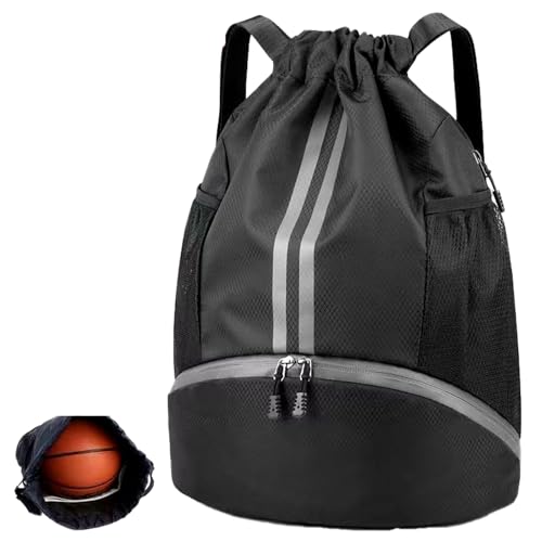 RANYAKE Mochila de Cuerdas Impermeable,Bolsa de Deporte con Cordón,Gran Capacidad Deportiva,Mochila Deportiva Ajustable,para Hombres y Mujeres,para la Playa,Gimnasio,Viajes