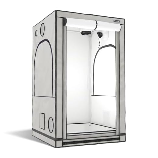 GrowPRO 4.0 XL Growbox 120x120x200cm | Growzelt in Zwei Farben: Beige oder Chive (Beige)