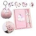 Produktbild foci cozi Einhorn Journal Gel Pens Satz Papier Abhängender Einhorn -Schlüsselring-Lovely Geburtstag Unicorn Geschenke für Mädchen Von Allen Zeiten: 3 4 5 6 7 8 9