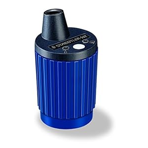 Staedtler Mars 502 Vulpuntenslijper, voor 2 mm Vullingen, Geïntegreerde Stofschraper, Blauw, 1 Stuk