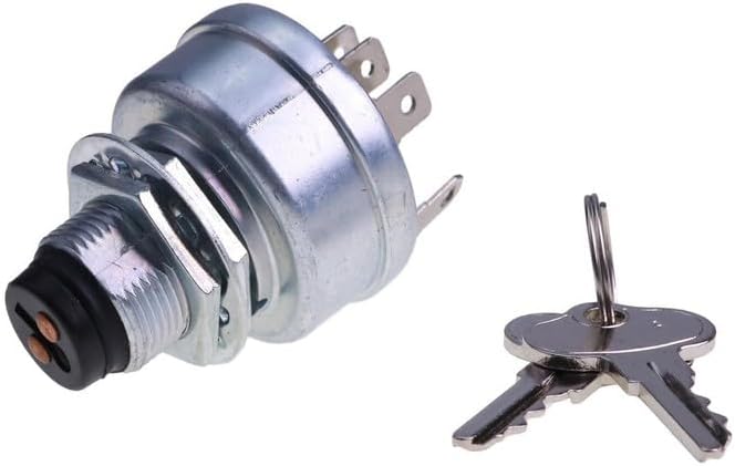 #US Spare Parts Starter Ignition Switch Keys for John-Deere X63 RX95 RX85 SRX75 SRX95 AM101561 (foxwpart#1225.20870)