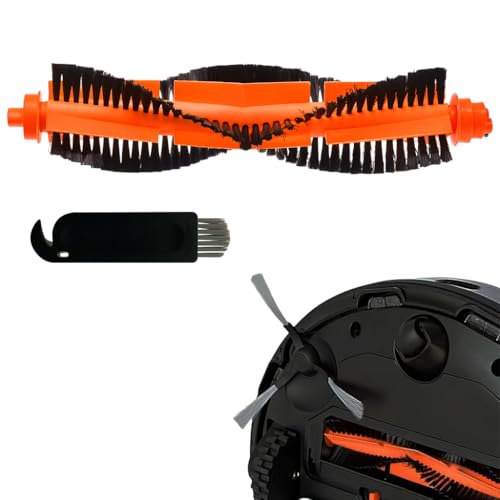 Image of HASTHIP 2Pcs Replenishment Kit for Mi Robot Vacuum Cleaner Mop P, Replacement Accessories Replacement Parts Includes 1 Main Brush, 1 Narrow Cleaning Brush - Cleaning Tools