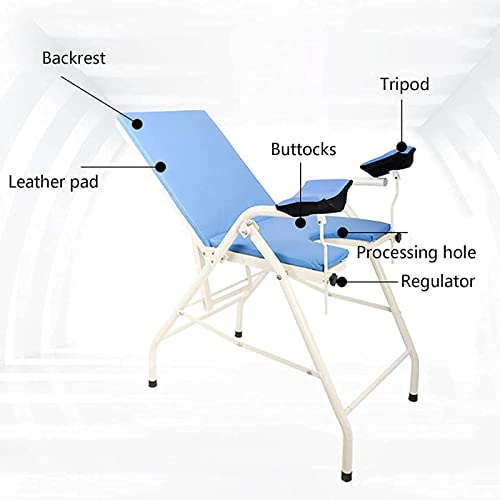Cama plegable para examen ginecológico, mesa de operaciones ajustable para la salud de la mujer, el parto y la cirugía ambulatoria, equipo médico duradero para clínicas y hospitales