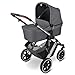 Produktbild ABC Design 2 in 1 Kinderwagen Salsa 4 Air  Kombikinderwagen für Neugeborene & Babys  Inkl. Sportsitz Buggy & Babywanne  Radfederung & Luftreifen  Farbe: asphalt