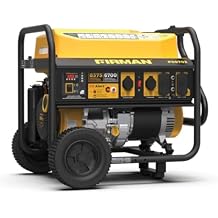 389cc Recoil Start Gasoline Generator, 6700W/8300W, 120V/240V with Wheel Kit and Cover by FIRMAN