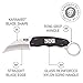 SOG Survival Karambit Knife - Gambit Curved Security Belt Knife, Full Tang Fixed 2.6 Inch Blade w/Hard Nylon Sheath and Adjustable Clip (GB1001-CP), Black