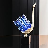 Amazon.co.jp: 置物 白鳥 スワン 動物 クリスタル クリエイティブな