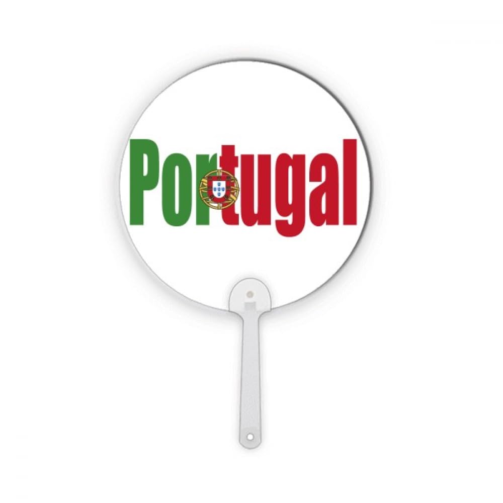Drapeau du Portugal rond en plastique NO/NO pour décoration nom pays
