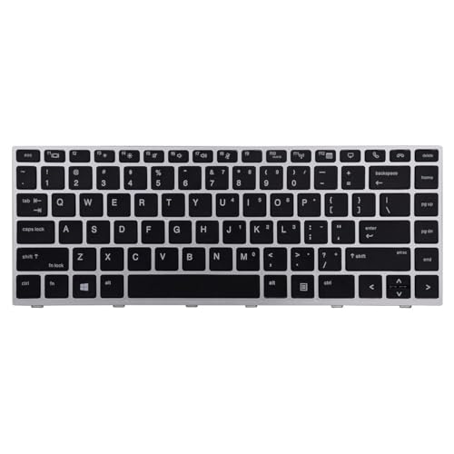 Image of FORIDA Laptop Keyboard Compatible for HP EliteBook 745 G5 745 G6 840 G5 840 G6 846 G5 846 G6 ZBook 14u G5 14u G6 L14377-001 L14379-031 L11307-001 6037B0138601 (Without Backlit)