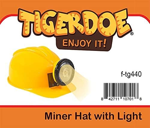 Costume Miner Hat - Dress Up for Kids - Construction Adjustable Miner Hat with Light by Funny Party Hats - Image 7