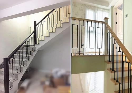 Rampe d'escalier instable ? Fixez ces balustres en fer à angle réglable - 2