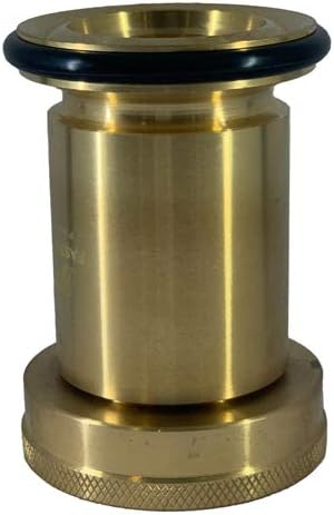 Dixon Valve WDN150NST Equiv. Nozzle, Brass, 1.5" NH/NST, 50GPM, Washdown, With bumper