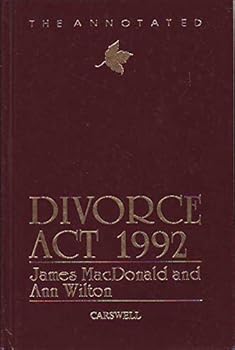Hardcover The Annotated Divorce Act, 1992 Book