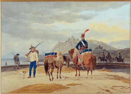 Tableaux sur toile soldats français Wilhelm von décoration murale haut de gamme salon 60x90