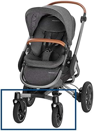 Bebe Confort Fourche Avant 2 Roues Pour Poussette Nova 4 Roues Couleur Charbon Gris Fonce Amazon Fr Bebe Et Puericulture