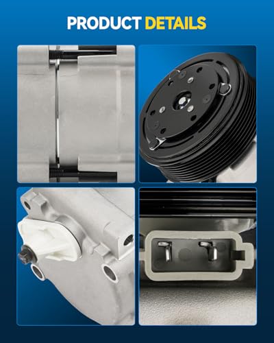Image of PHILTOP 6511467 NEW AC Compressor for Ford F-550 Super Duty 1999-2003 7.3L