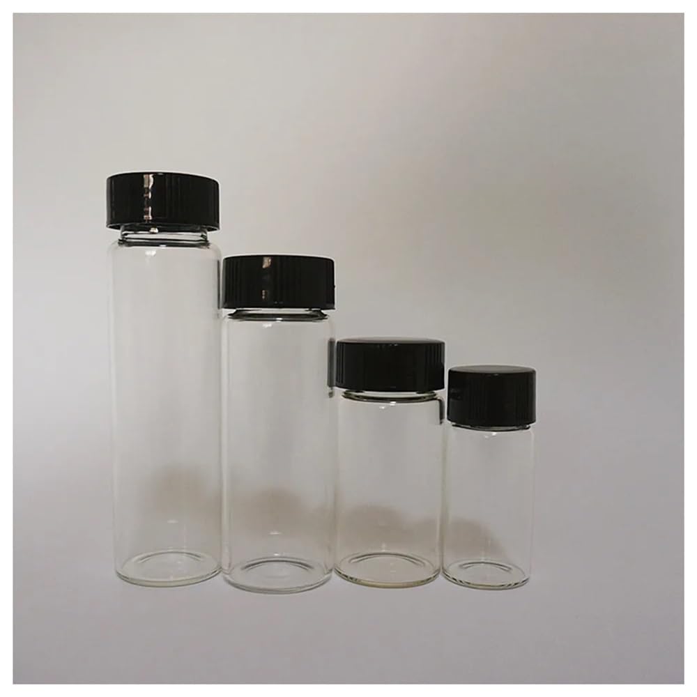 Laborgeräte und -ausrüstung 20 stücke 3/510/15/20/30/40/50 ml Labor Klarglasflasche Klare Reagenzfläschchen Mit Schraubverschluss Aus Kunststoff Und Pad(40ml 20pcs)