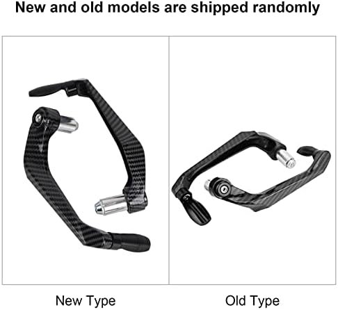 Motorcycle Motorbike Hand Lever Guards, 7/8 inch Universal Aluminum Alloy Motorcycle Handlebar Brake Protector (Black)