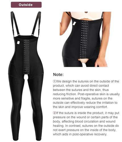 RDSIANE Bodysuit Shapewear for women Post Surgery compression garment Tummy control faja Thigh slimmer2