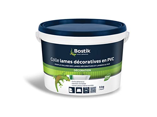 Bostik Colle Lames Décoratives en PVC - Seau 3kg