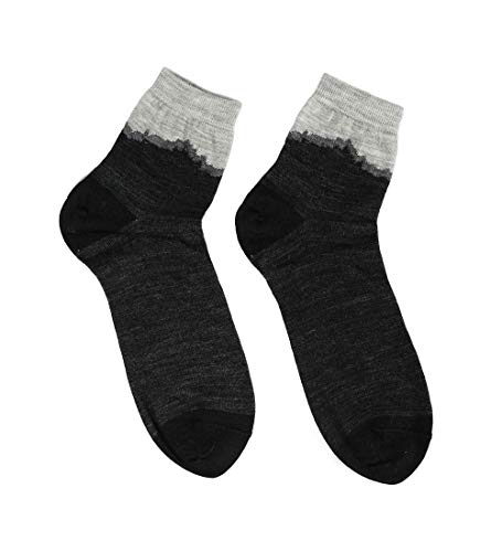 Baby Alpaca Wool Knitted Short Socks Soft And Warm One Size Two Color Design For Men Peru3