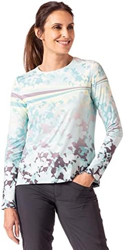 Terry Soleil Long Sleeve Flow Top – Women’s Relaxed Fit UPF 50+ Sun Protective Cycling Jersey, Regular & Plus Sizes