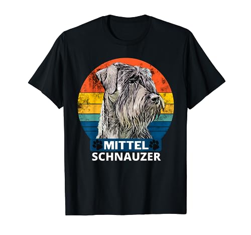 Mittelschnauzer Schnauzer Hunderasse T-Shirt