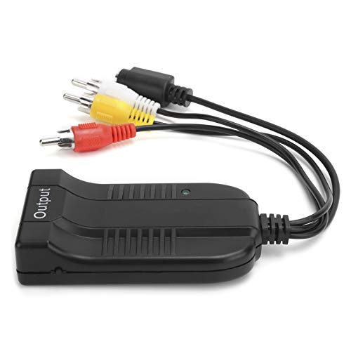 S-Video a Hdmi adaptador o convertidor de vídeo Abs Z51B Cvbs Svideo a Hdmi convertidor adaptador soporte 720P 1080P de alta resolución Plug & Play