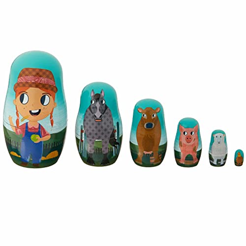 Imagination Generation Barnyard Nesting Dolls Set #TOP18