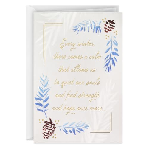 Hallmark Holiday Sympathy Card (May Your Heart Find Comfort)