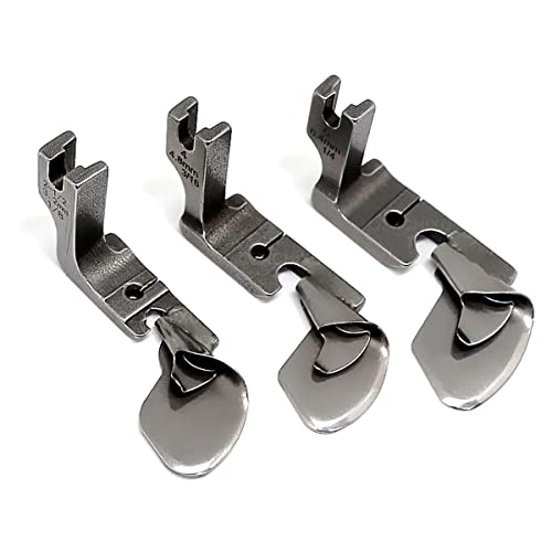 3 Piezas Pie para Dobladillo Curvo de Máquina de Coser miniatura 2