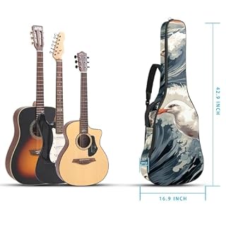 JRHEJTFZ Housse pour guitare acoustique de 1,9 cm d’épaisseur – Imperméable – Durable et élégant – Motif chouette de dessin animé, Multicolore 4., 42.9×16.9×4.7 in, Motif imprimé tendance - Les Beatles, Paul McCartney, John Lennon, RIngo Starr, George Harrison JRHEJTFZ Housse pour guitare acoustique de 1,9 cm d'épaisseur - Imperméable - Durable et élégant - Motif chouette de dessin animé, Multicolore 4., 42.9x16.9x4.7 in, Motif imprimé tendance – Image 5