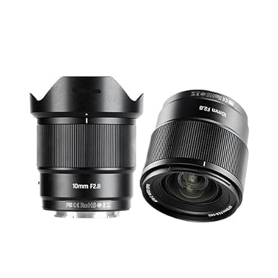 DSLR Camera Lens, AF 10mm F2.8 105.3° Ultra Wide Angle Fisheye APS-C Auto Focus Lens,Compatible for Sony E ZVE10 Fujifilm XF Mount(Z)