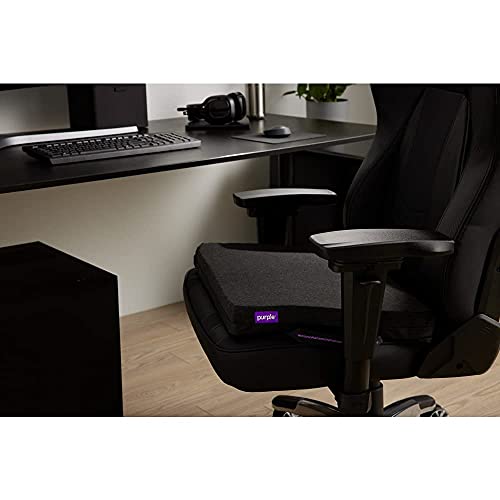 Purple Double Seat Cushion | Pressure Reducing Grid Designed For Ultimate Comfort | Designed For Office Chairs | Made In The Usa #TOP2