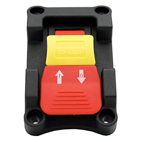 Safety Switch HY18-32 20A 2HP 4Pins DPDT Safety Locking Key Switches Pushbutton Switch