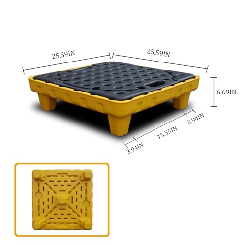 Plateforme modulaire de confinement évite les fuites de baril d'huile