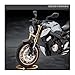 HASCBUYC 1/12 Compatible with CB650 Alloy Motorcycle Model, Functional Front Steering & Suspension with Light/Sound Effects and Rear Chain Drive(Gray)