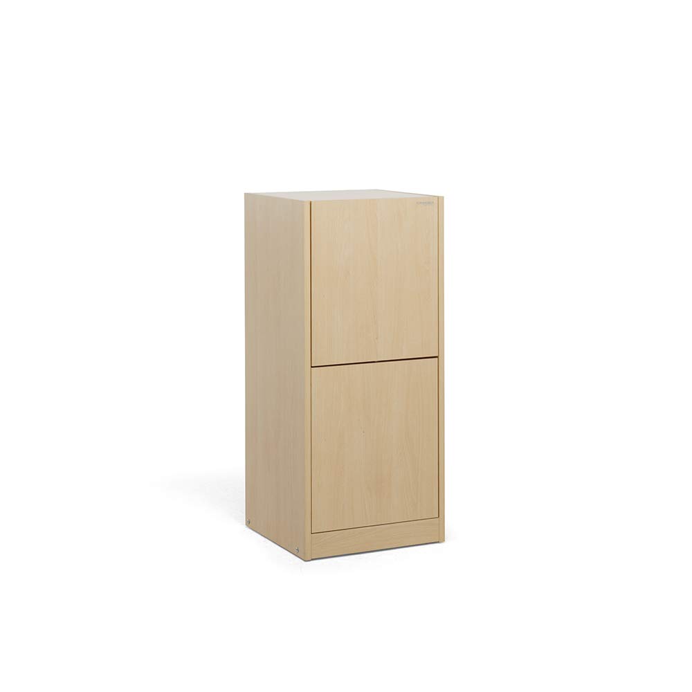 Foppapedretti 9900303303 Myhome Stir8 Tisch mit Regal und Bügelbrett zum Einklappen, Natur, aus Pappelholz
