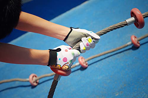 Boyiexin Luvas De Escalada Dedos Longos Para Crianças 1 A 10 Anos, Meninos E Meninas, Barras Ginásti