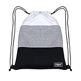 Minimalista Mochila Saco Bolsa de Moletom com Cordão, Esporte Academia Lazer (Colorido)